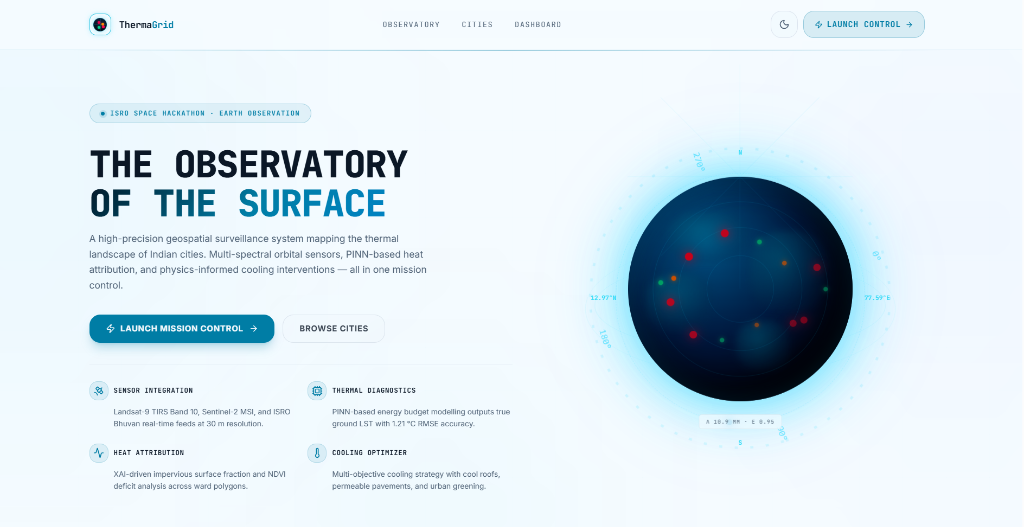 ThermaGrid – AI-Powered Urban Heat Island Detection & Cooling Optimization